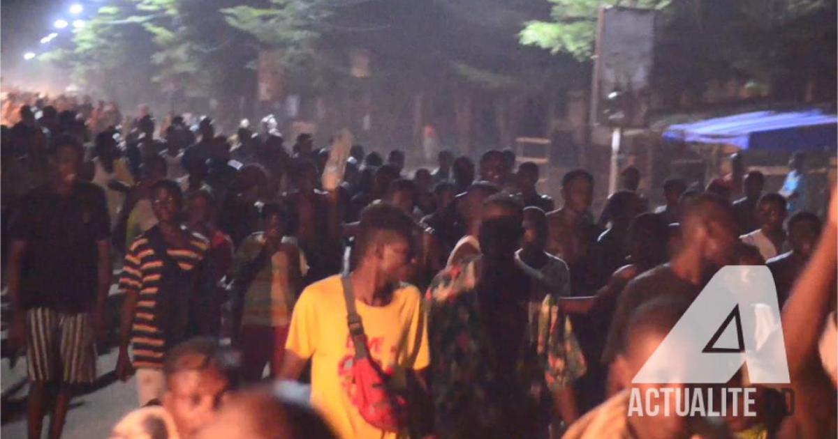 Manifestation de joie à Bandundu