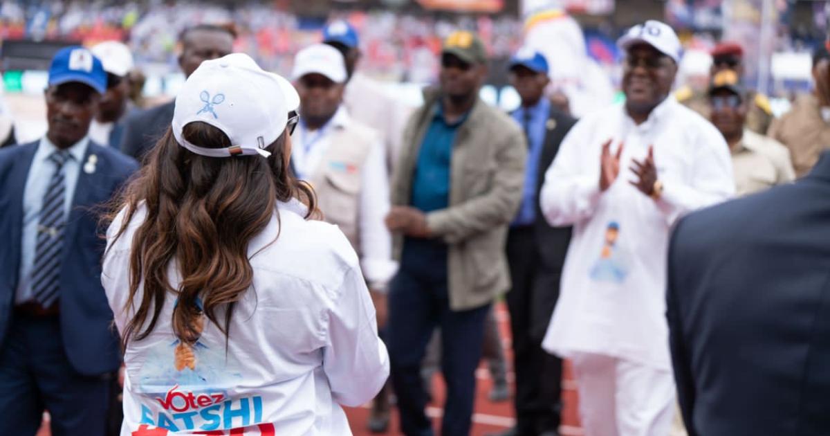 Denise Nyakeru et Félix Tshisekedi