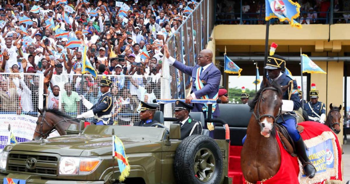 Félix Tshisekedi à la céremonie d'investiture