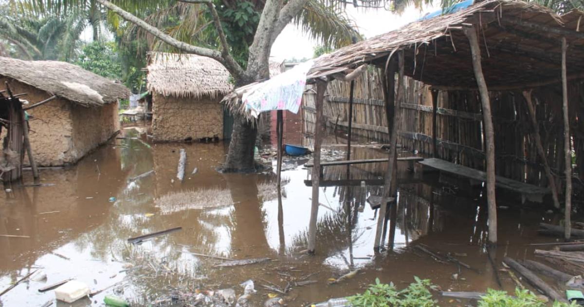 Inondation à Mbandaka, Ph. Hornela Mumbela