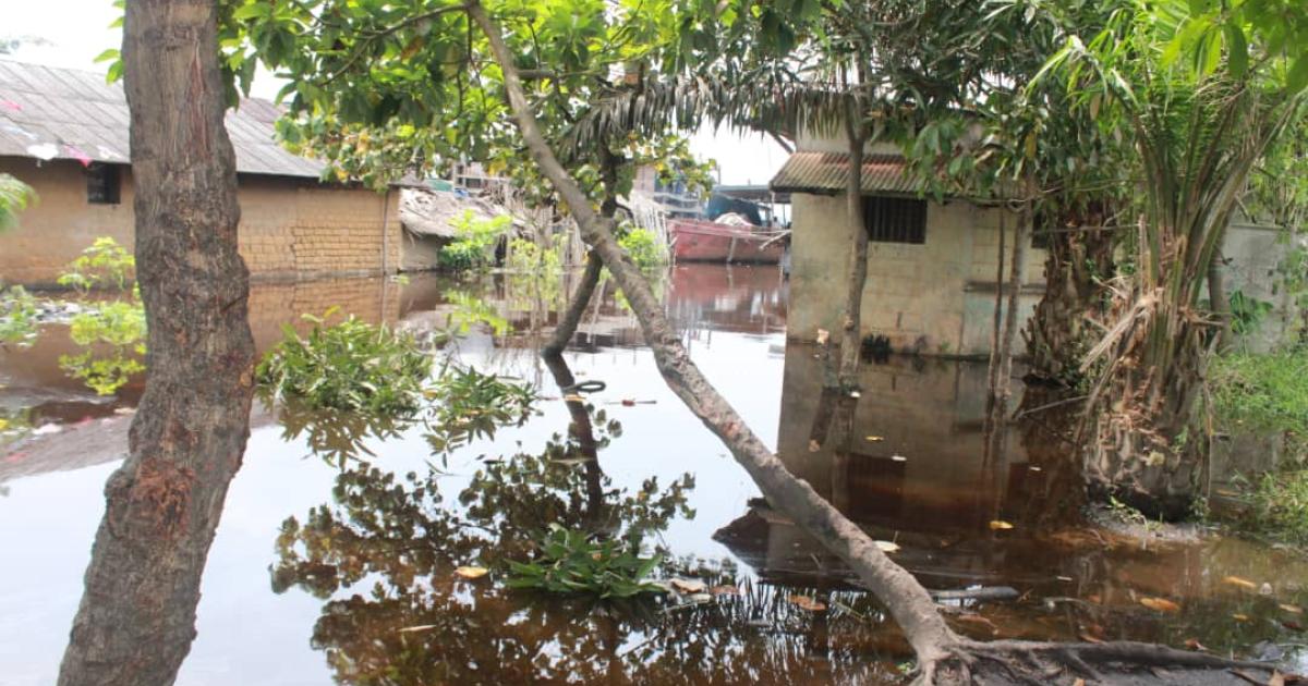 Inondation à Mbandaka, Ph. Hornela Mumbela