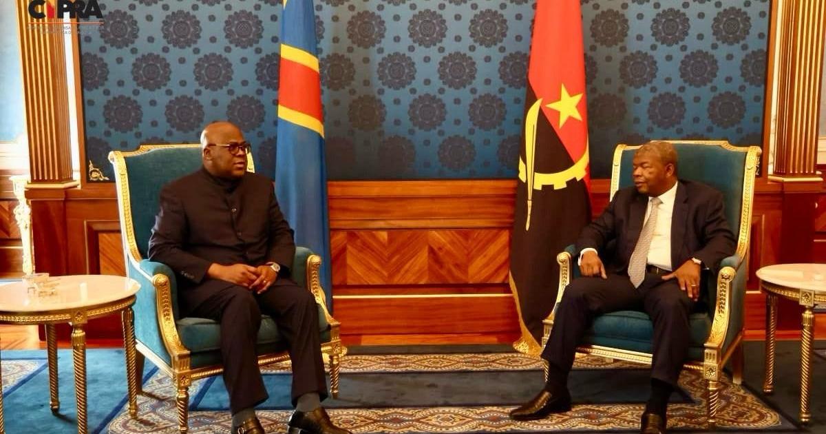 Félix Tshisekedi et João Lourenço