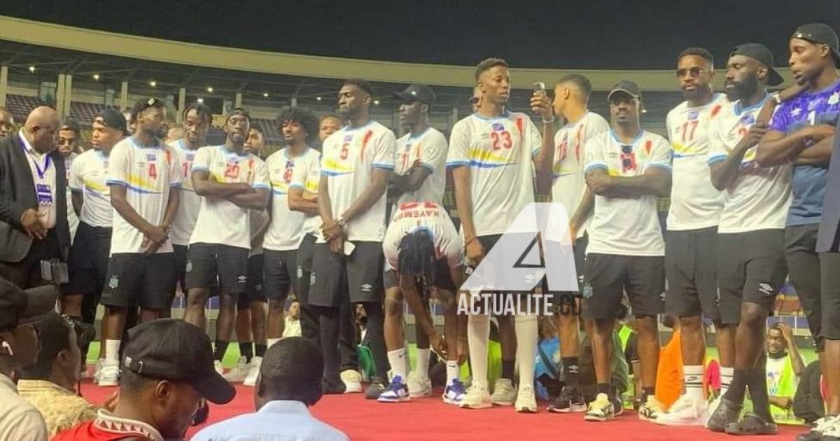 Les Léopards accueillis au stade des Martyrs après la CAN 2023 