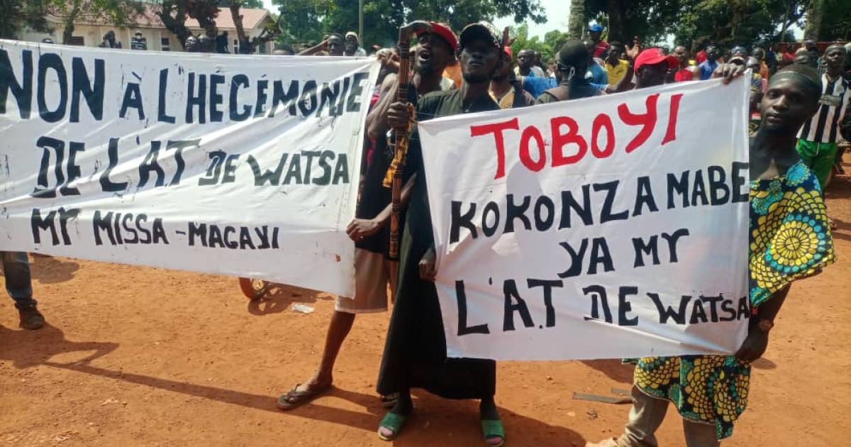 Une manifestation de la société civile de Watsa contre le comité de sécurité du territoire 