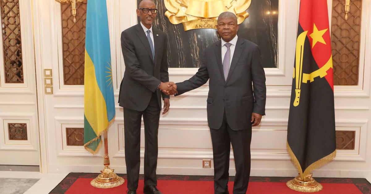 Paul Kagame et Joao Lourenco