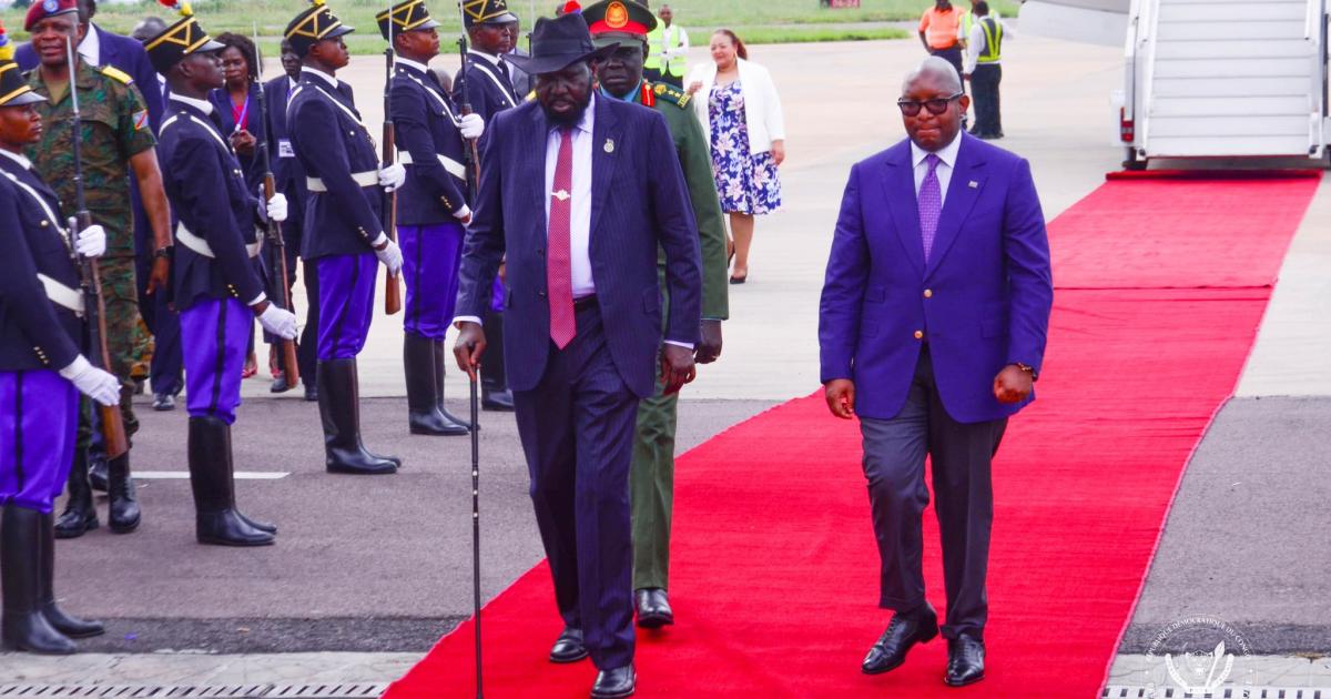 Salva Kiir à Kinshasa