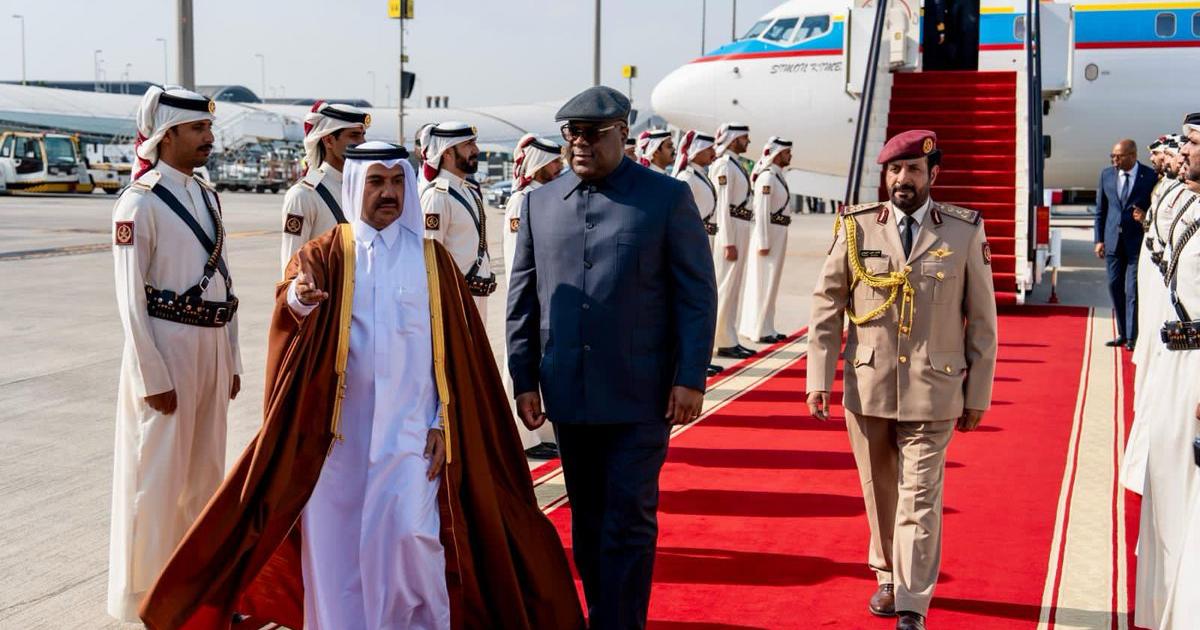 Félix Tshisekedi à Doha