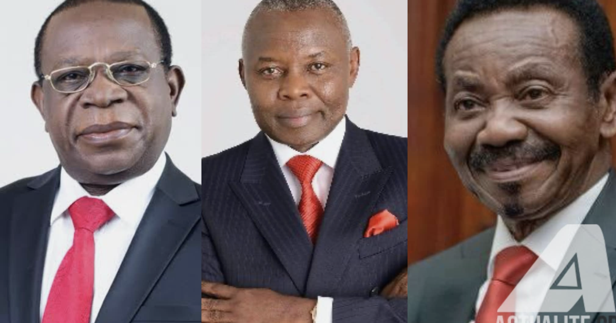 Modeste Bahati, Vital Kamerhe, et Christophe Mboso