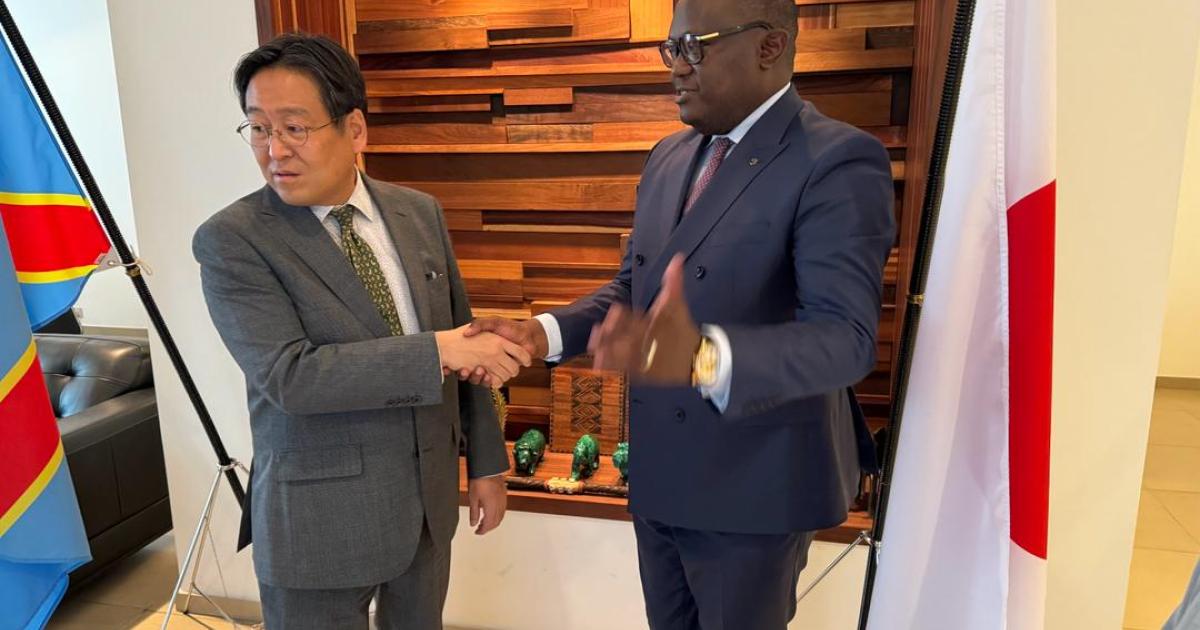 Guy Mafuta reçut par l'ambassadeur du Japon en RDC 
