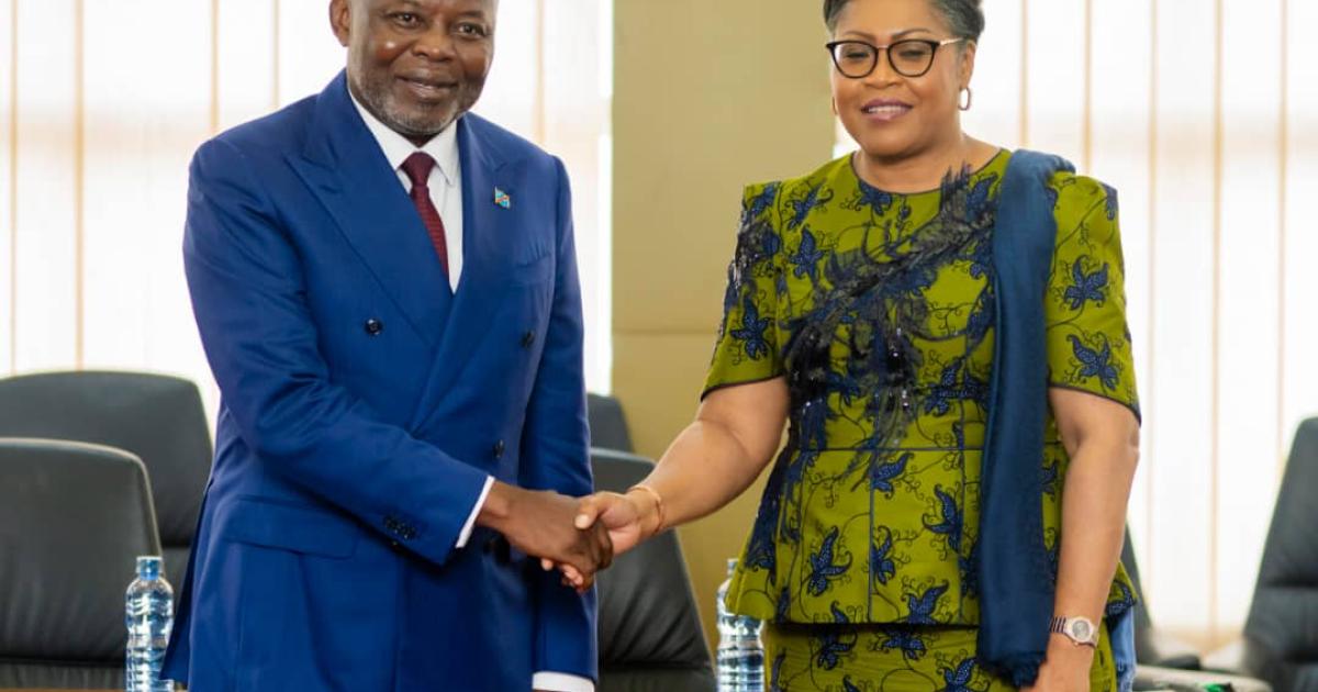 Vital Kamerhe et Judith Suminwa 