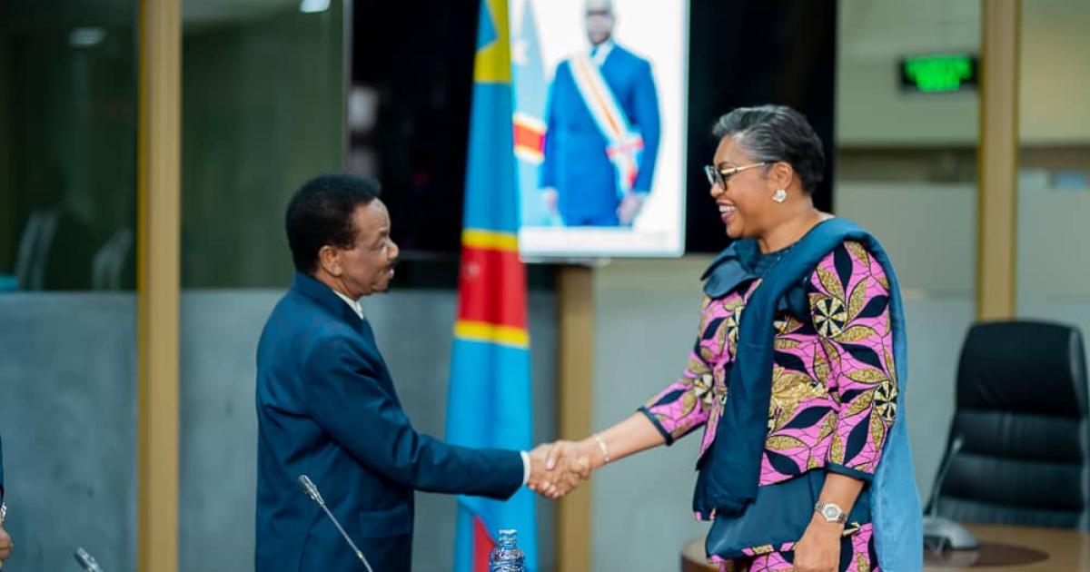 Christophe Mboso et Judith Suminwa 