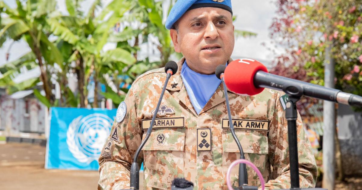 Ahmad Farhan Qureshi, Commandant du contingent pakistanais