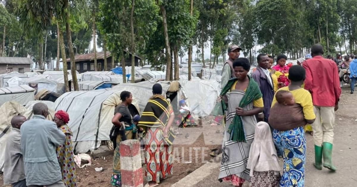 Le site de déplacé de Nyakabanda 1 à Kibati