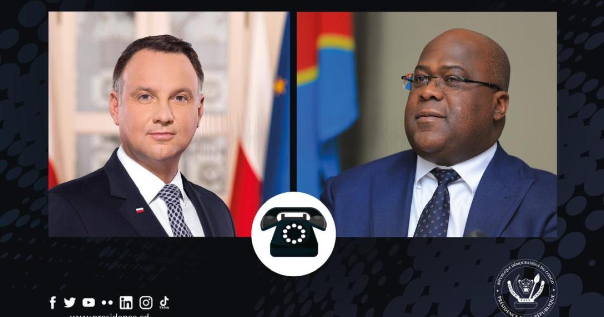 Les Présidents Félix Tshisekedi et Andrzej Duda de la Pologne ont échangé sur la paix et le développement en RDC