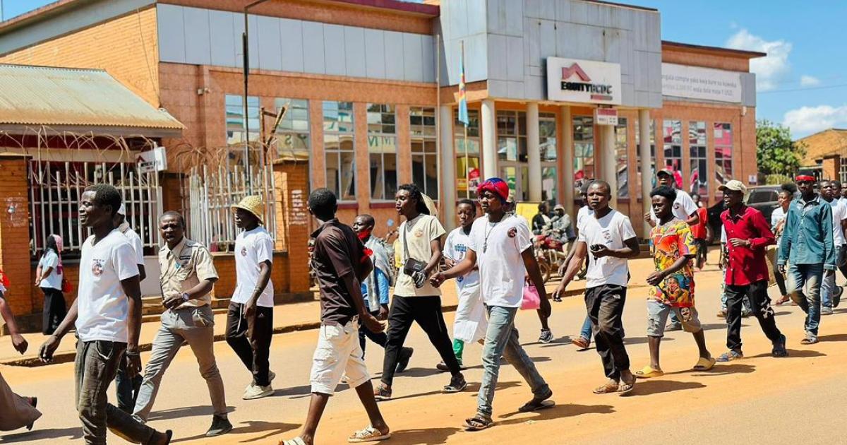 Marche contre la PCR à Butembo