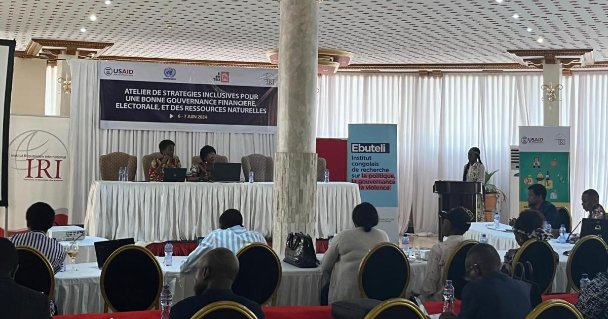 Atelier sur la gouvernance inclusive en RDC