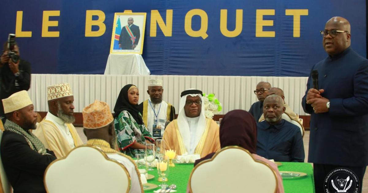 Félix Tshisekedi avec la communauté musulmane