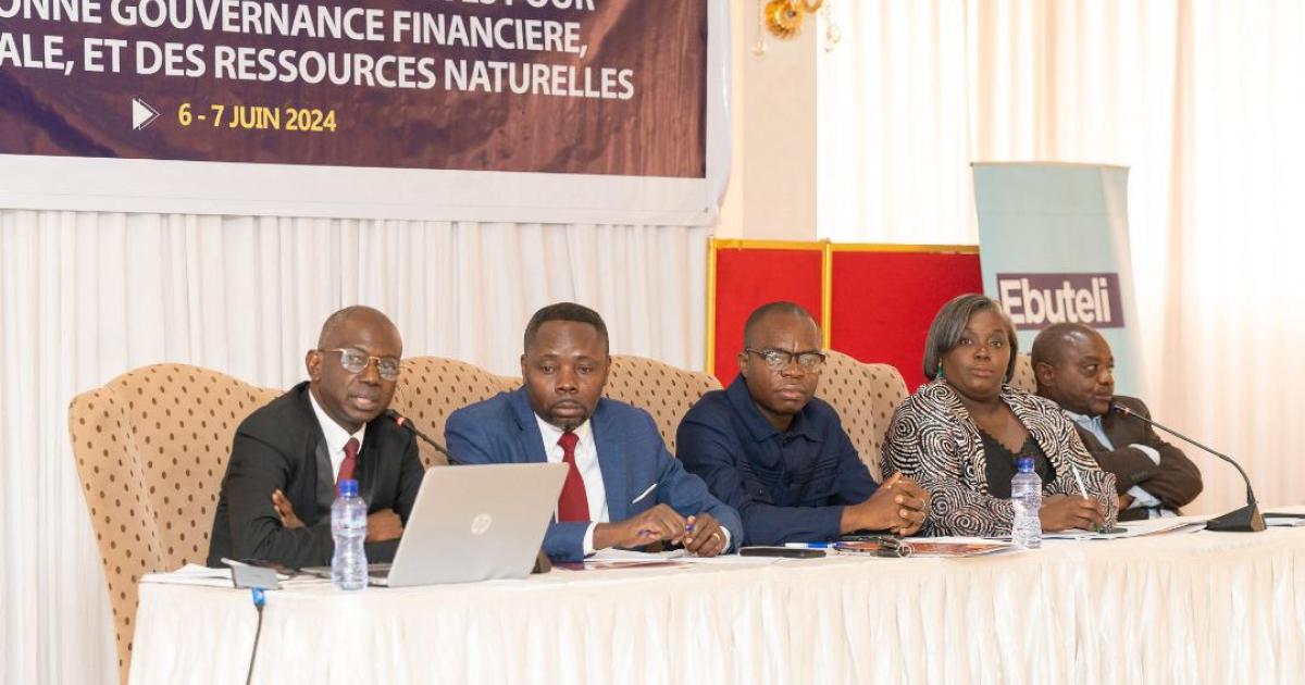 Les panelistes de l'atelier sur la gouvernance inclusive en RDC