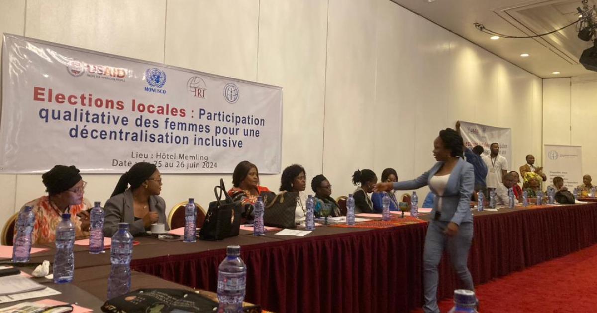 Atelier sur la participation qualitative des femmes pour une décentralisation inclusive aux élections locales