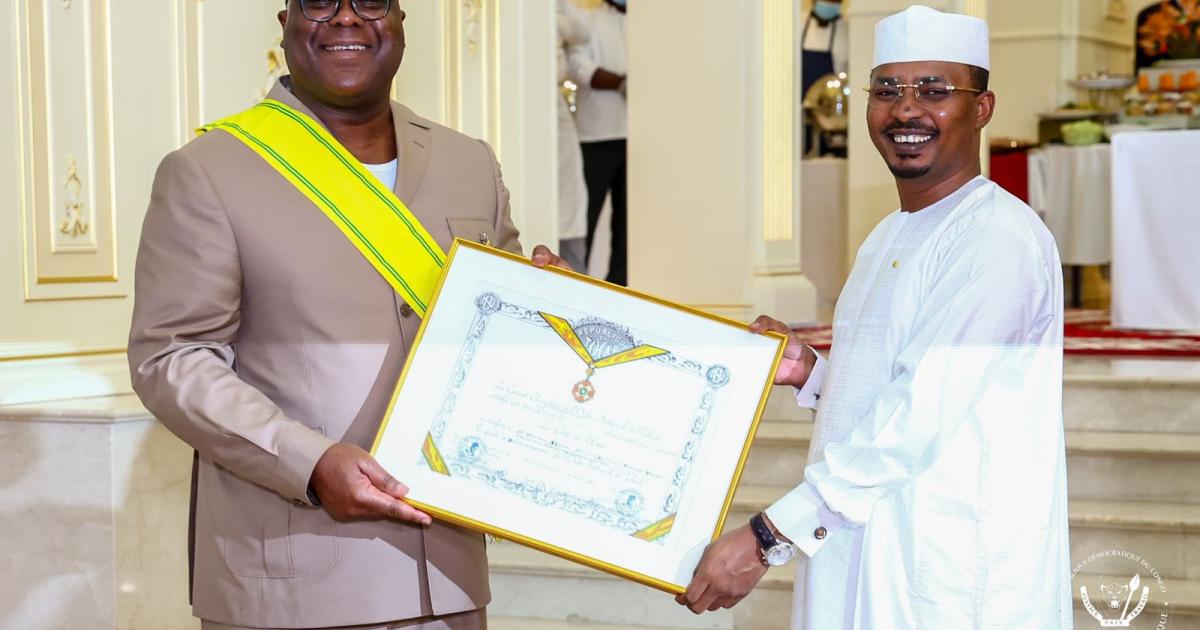 Félix Tshisekedi et Mahamat Idriss Deby Itno