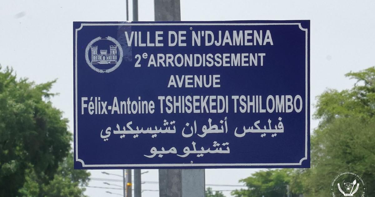 Avenue Tshisekedi à Ndjamena