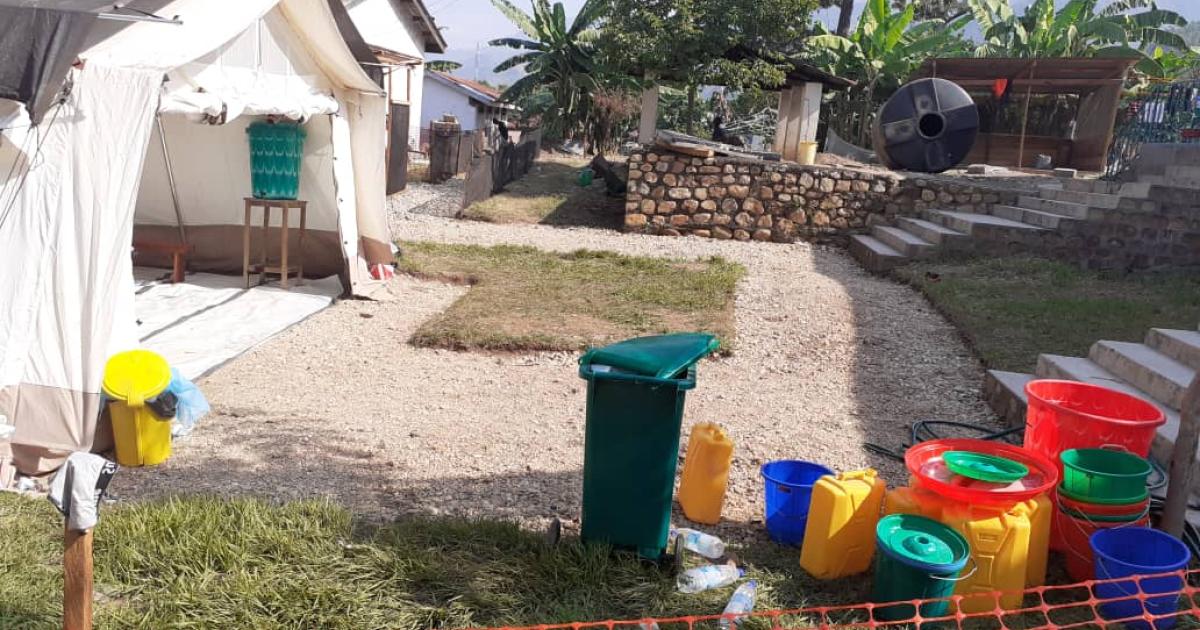Un site dédié aux soins. Ph/MSF
