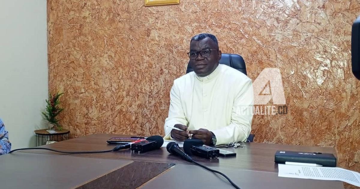 Abbé Clet-Clay Mamvemba, secrétaire-chancelier de l'Archidiocèse de Kinshasa