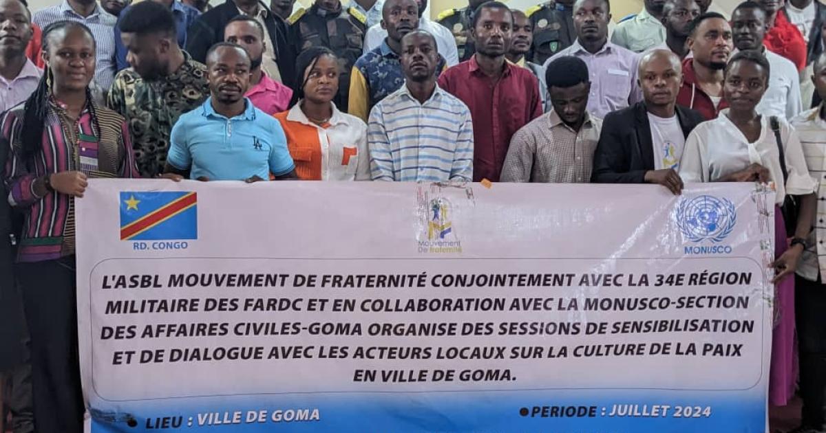 Les différentes parties aux sessions de sensibilisation et de dialogue 