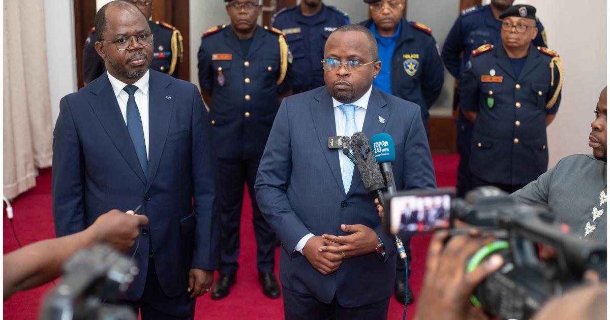 Le VPM Shabani et la délégation de la PNC reçus par le premier vice-président de l'Assemblée nationale
