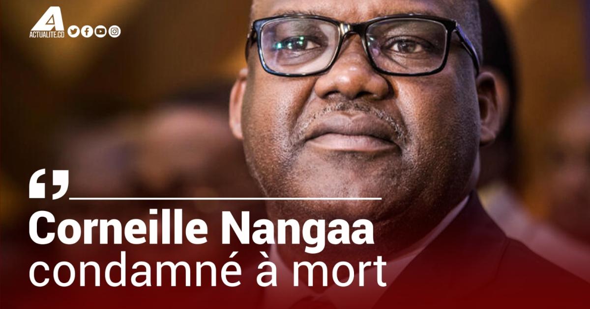 Corneille Nangaa condamné à mort
