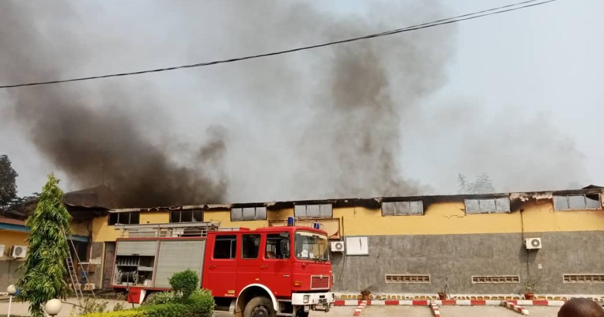 Incendie à la CAMEKIS 