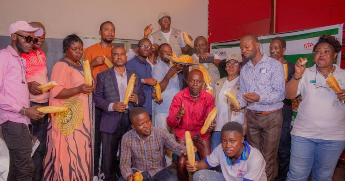 Des boulangers bénéficiaires d'une formation de IITA