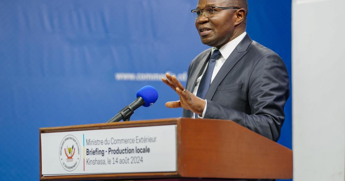 Julien Paluku Kahongya, ministre du commerce extérieur 