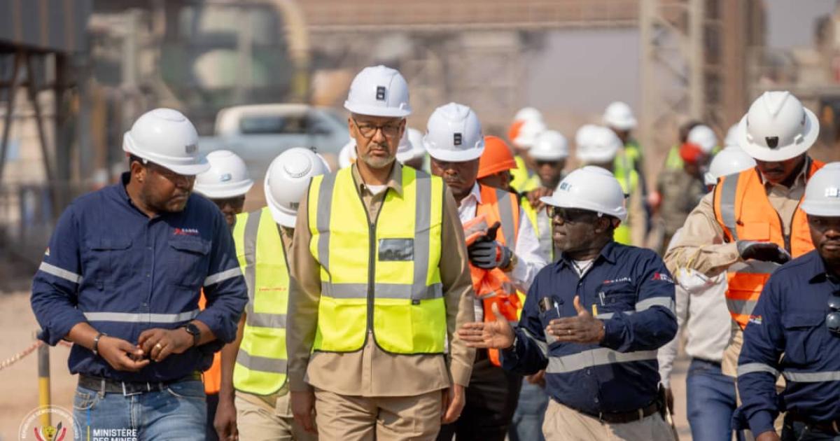 Le ministre des Mines dans les installations de Kamoa Copper