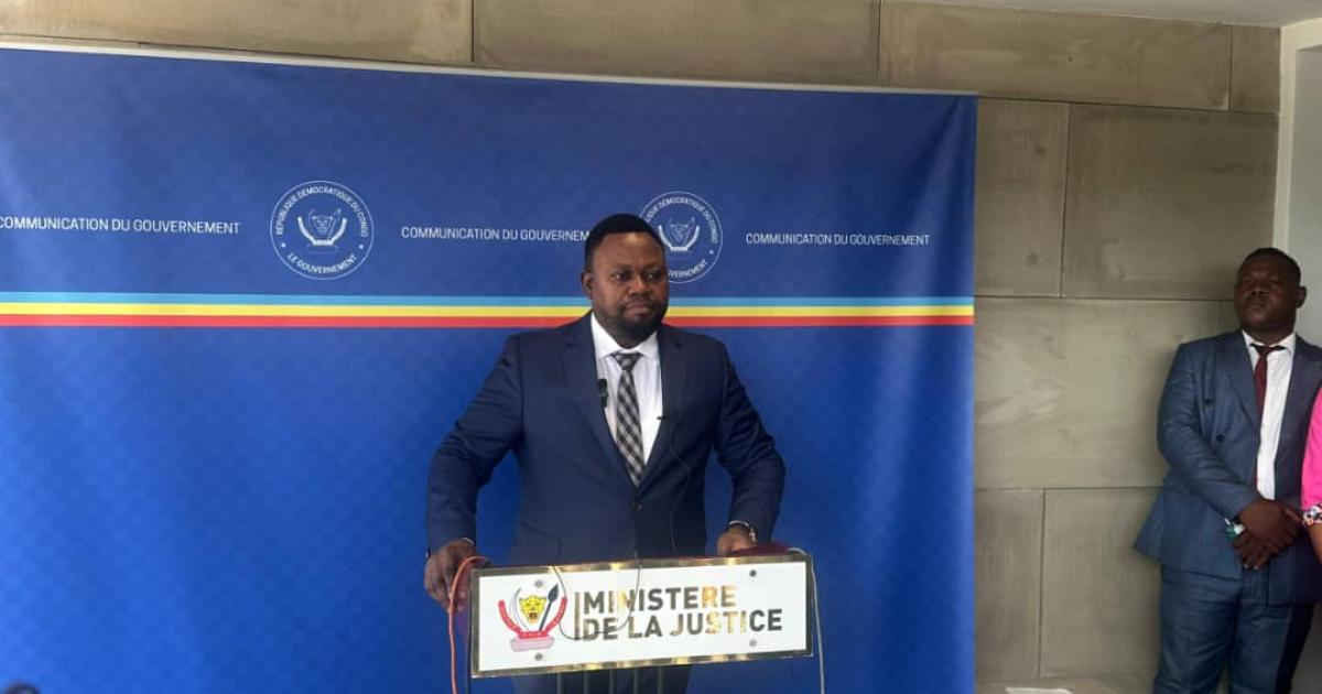 Vice-ministre de la justice chargé de contentieux international, Samuel Mbemba