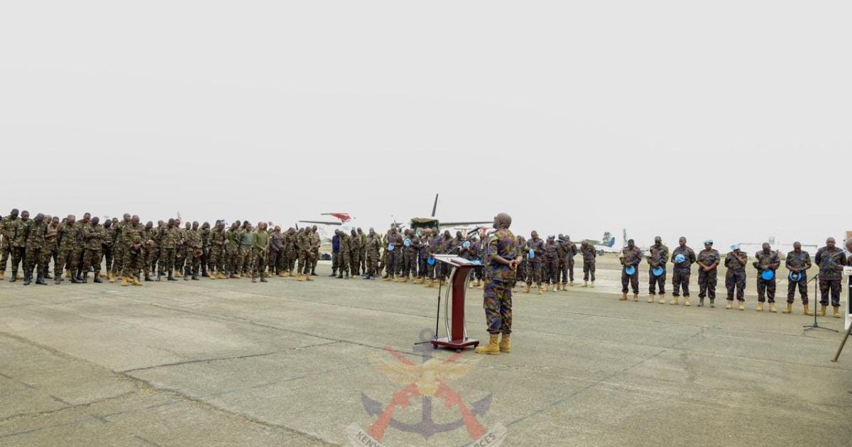 Des militaires kenyans