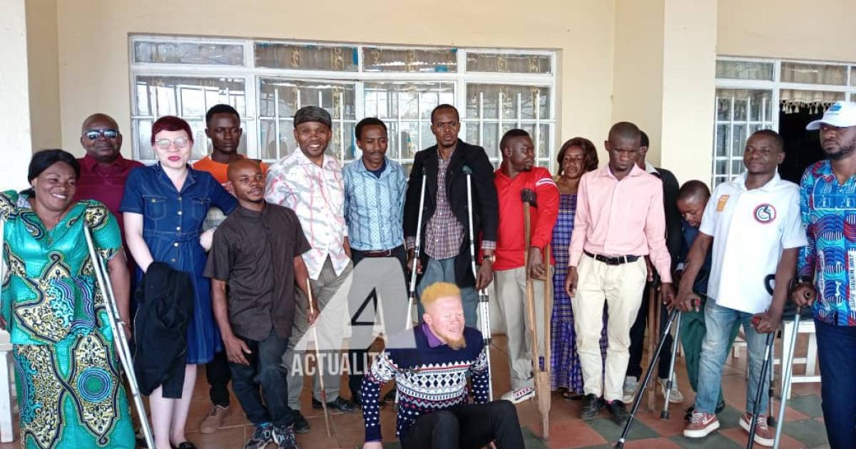 Les représentants des personnes en situation de handicap à Bukavu