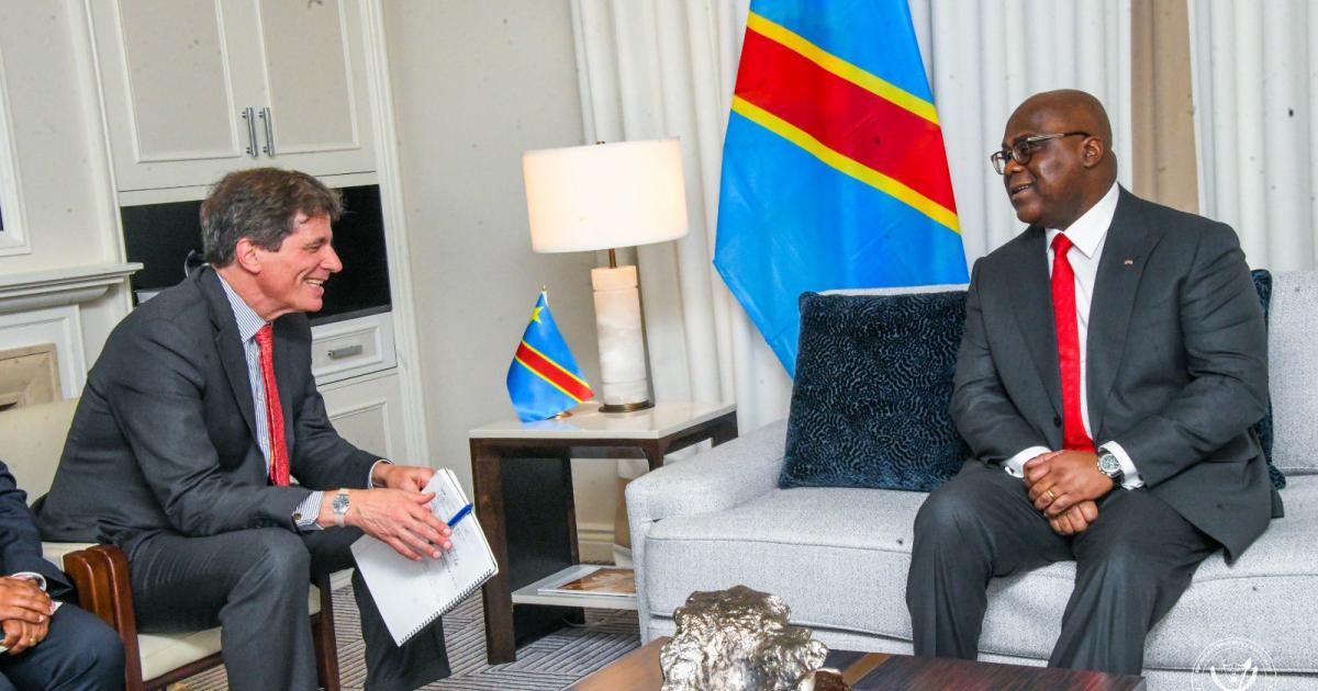 Félix Tshisekedi et José W. Fernandez