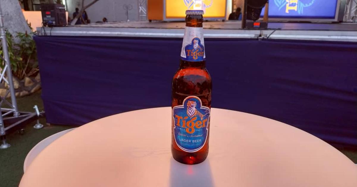 La marque de bière internationale « Tiger »