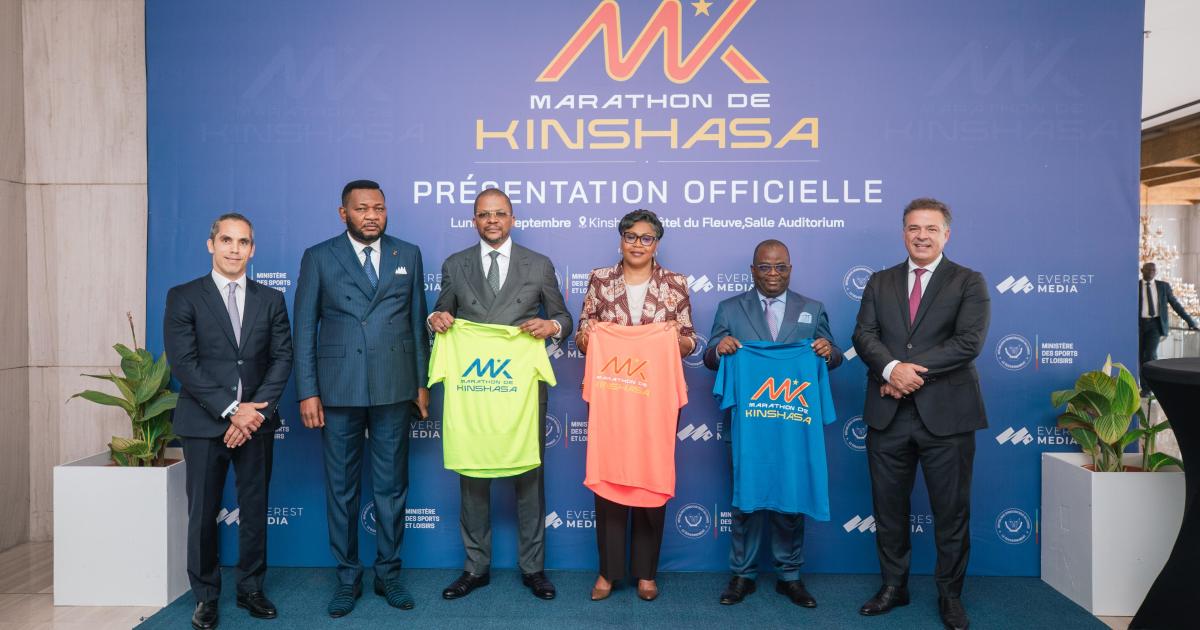 A la cérémonie officielle de présentation du premier marathon international de la RDC