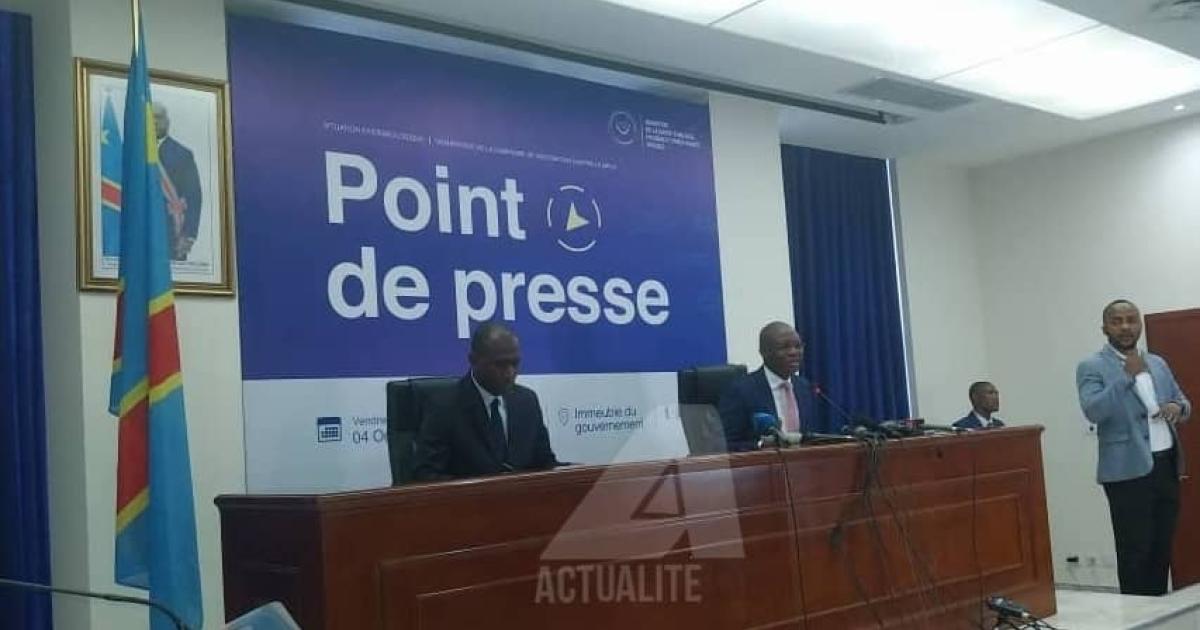 Point de presse du Ministre de la Santé