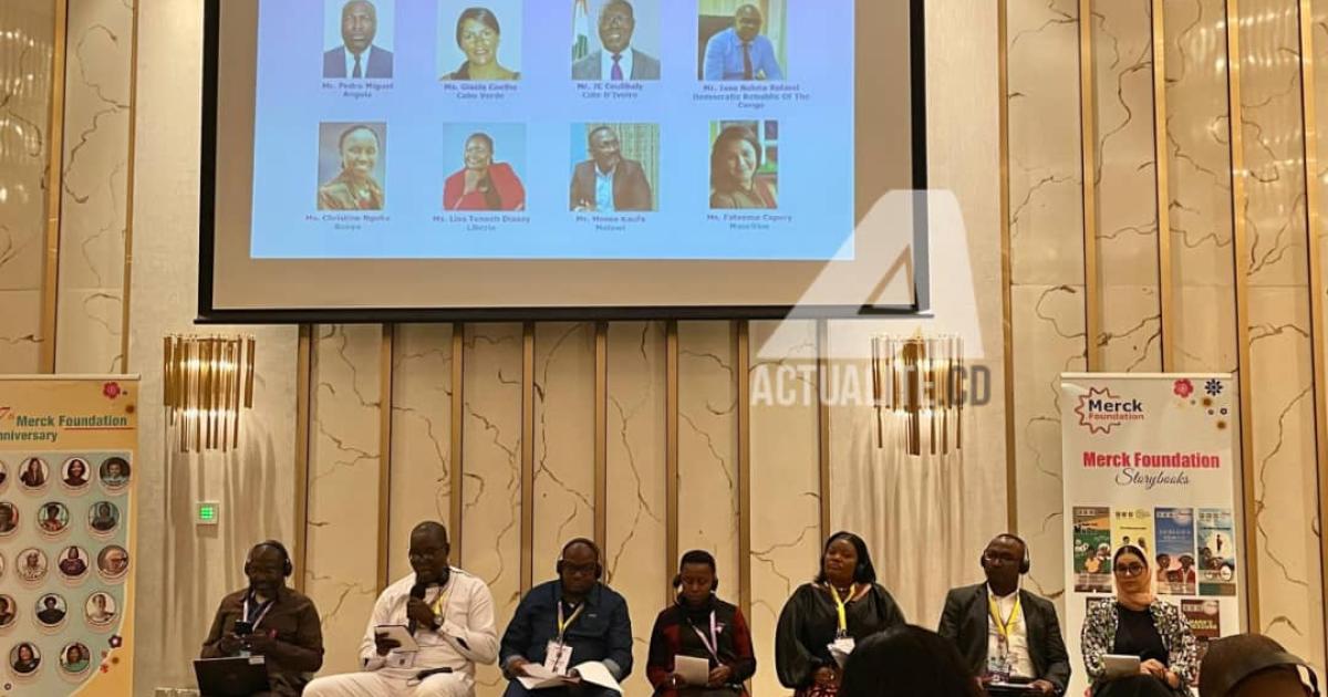 Les panélistes lors de la deuxième journée de la conférence annuelle de la Fondation Merck