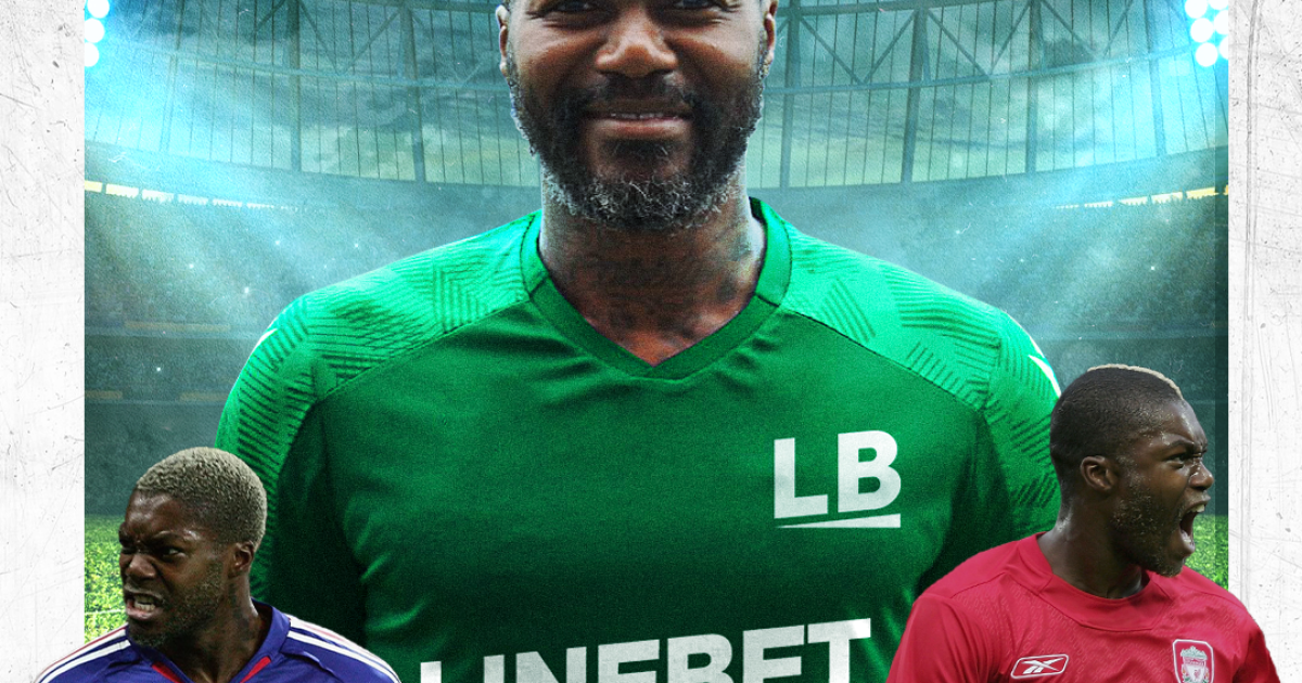 Djibril Cisse and Linebet
