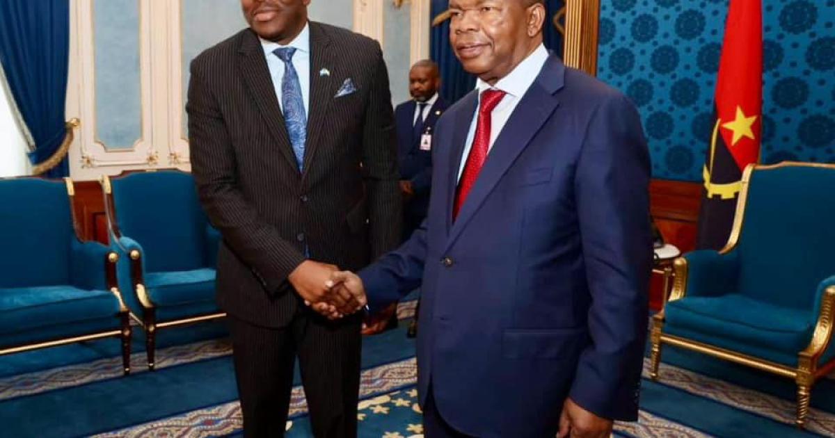 João Lourenço et Michael Imran Kanu