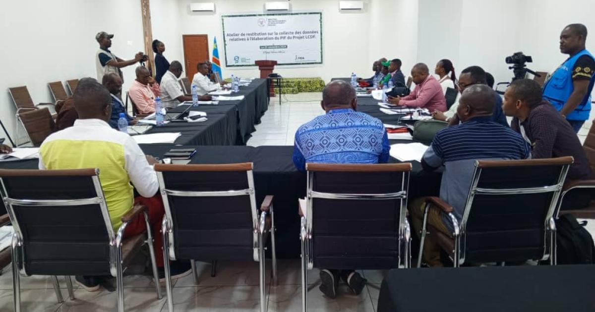 Atelier de restitution de la collecte des données relatives à l'élaboration du PIF pour le projet de renforcement de résilience des communautés
