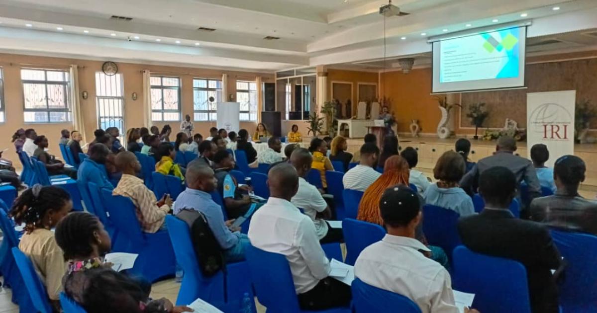 La jeunesse de Lubumbashi lors d'un échange organisé par IRI sur le secteur numérique