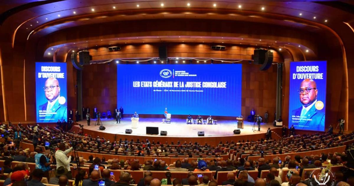 Cérémonie d'ouverture des états généraux de la justice en RDC