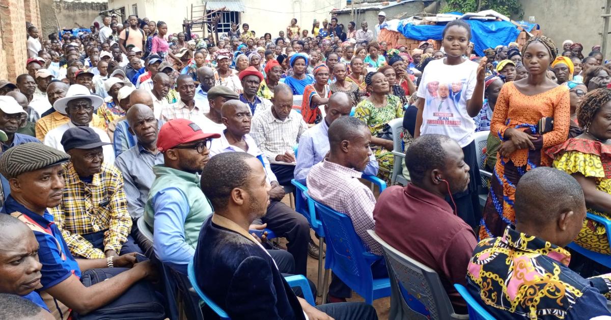 Mobilisation à Kananga avant l'arrivée de Jean Tshisekedi Kabasele 