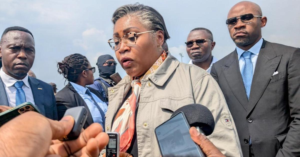 Judith Suminwa, Première ministre de la RDC, à Goma 