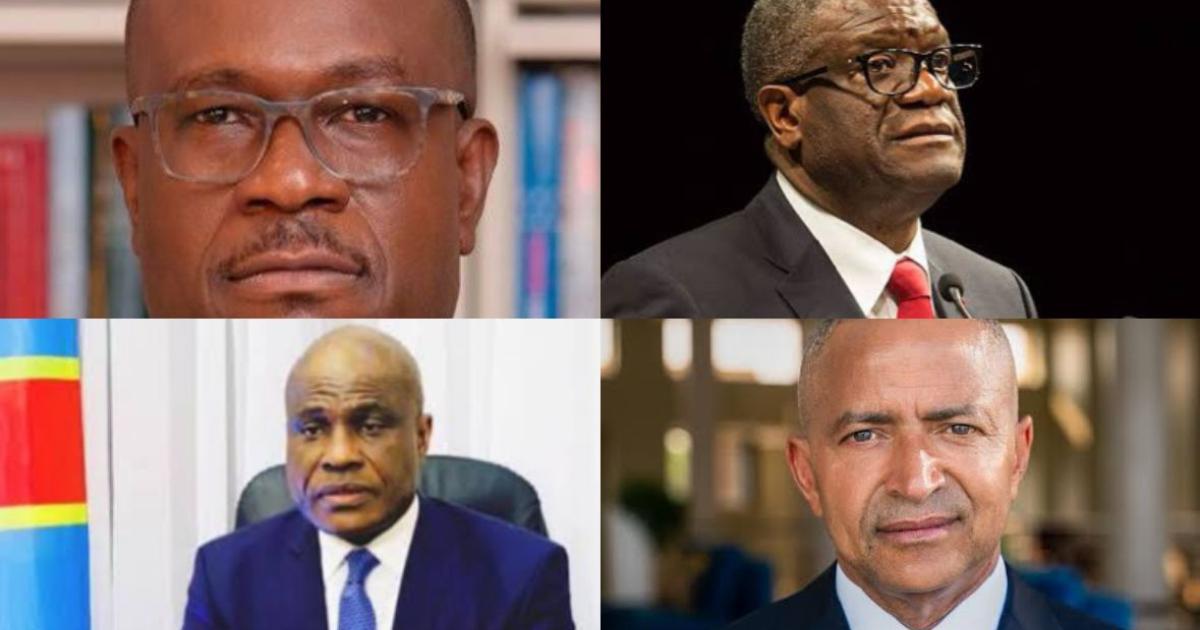 Delly Sesanga, Denis Mukwege, Martin Fayulu et Moise Katumbi
